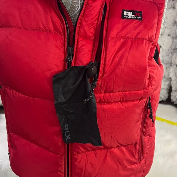 Polo by Ralph Lauren women’s  Red Puffer Vest - Picture 5 of 16